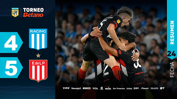 RACING 4 - 5 ESTUDIANTES I Resumen del partido | #TorneoBetano 2024