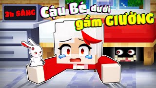 Kairon Trốn Khỏi Cậu Bé Dưới Gầm Giường Bị Nguyền Rủa Trong Minecraft 😈 HERO TEAM KHÓC THÉT