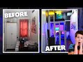 DiY Loft Bed | 15 YEAR OLD TEEN ROOM EXTREME MAKEOVER | Budget Loft Bed | Small gaming room setup |