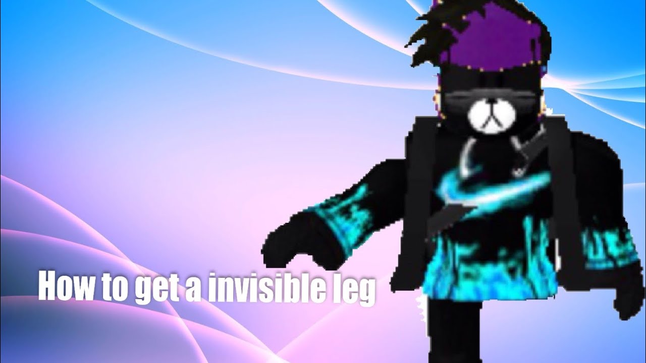 How To Get A Invisible Leg Glitch Roblox Youtube - how to get the skeleton leg in roblox for free