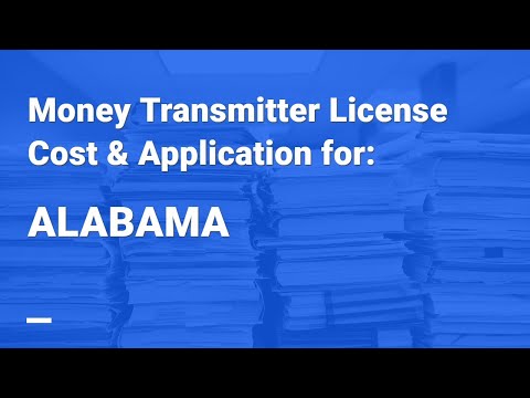 [323] Money Transmitter License Alabama Cost