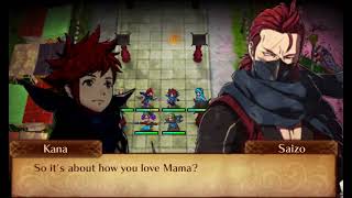 Fire Emblem Fates - Kana & Saizo conversation - Hoshidan Festival of Bonds DLC