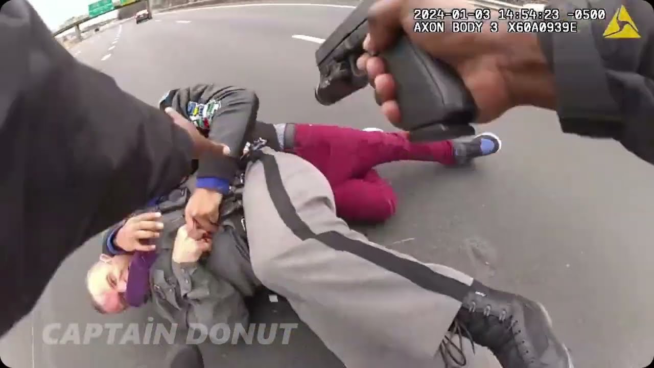Body worn camera show that suspect try to take officer's gun