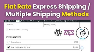 Express Shipping Method for Woocommerce | Multiple Shipping Methods on Woocommerce Checkout
