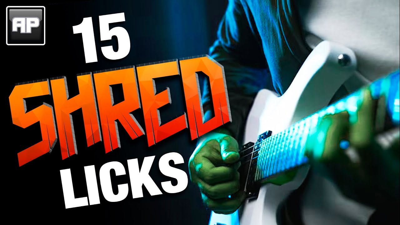 15 Shred Guitar Licks + TABs