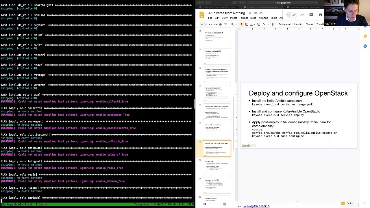 A Universe from Nothing: Containerised OpenStack deployment using Kolla ...