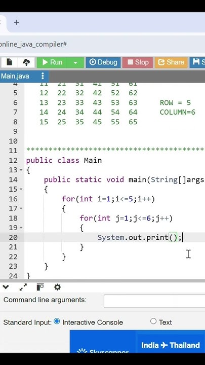Number Java Pattern Program - 4 #coding #javaprogramming #java #shorts ...