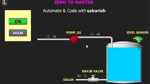 PLC  Program to Automate Water Tank for Beginners