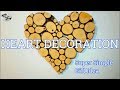 Heart Wall Hanging! Simple Stick Heart. Heart Wall Hanging! Simple Stick Heart.