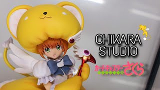 Sakura Kinomoto Chikara Studio - Girls Series Resin Statue Cardcaptor Sakura Unboxing 4K