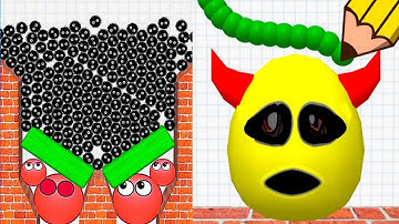 Draw To Smash Vs Hide Ball Logic Puzzle Max Level