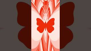 Red Butterfly Background Screensaver #shorts screenshot 5