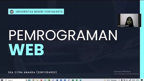 PEMROGRAMAN WEB | TRANSFORMASI DIGITAL | UNIVERSITAS NEGERI YOGYAKARTA