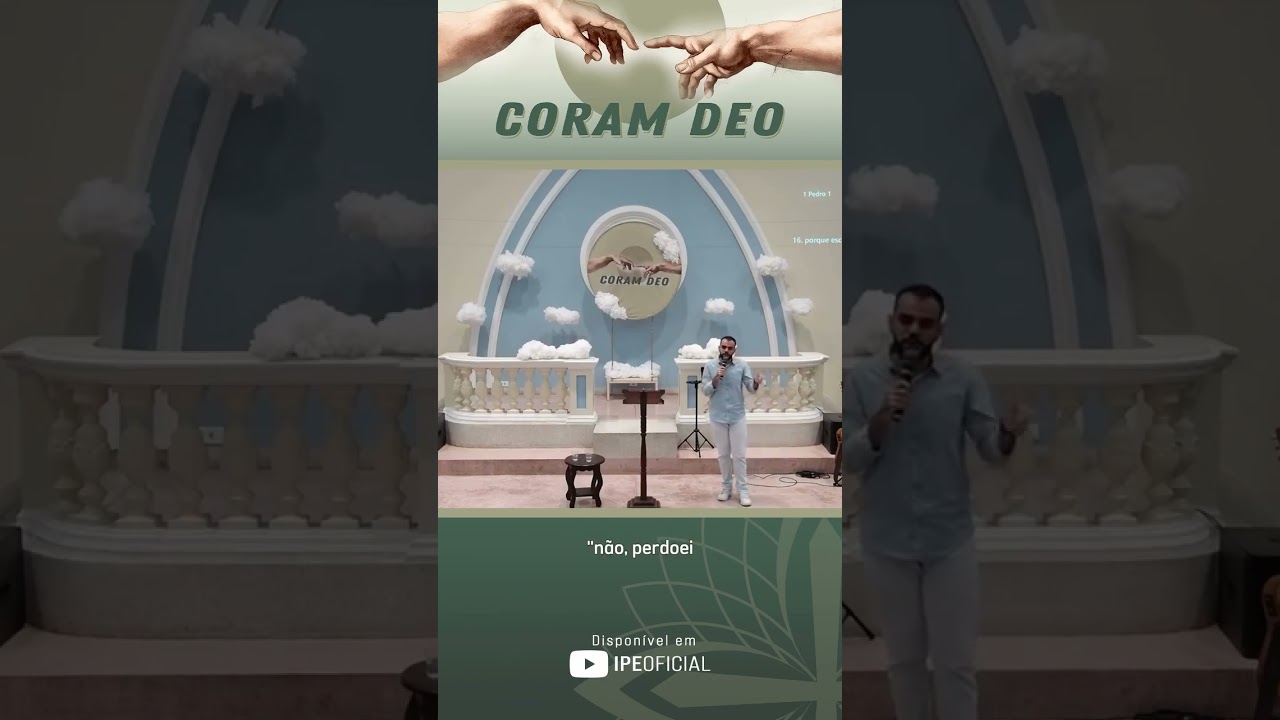 "Coram Deo" - oficina com o seminarista Yuri na Conferência do Ponto5 #coramdeo #oficina #perdao