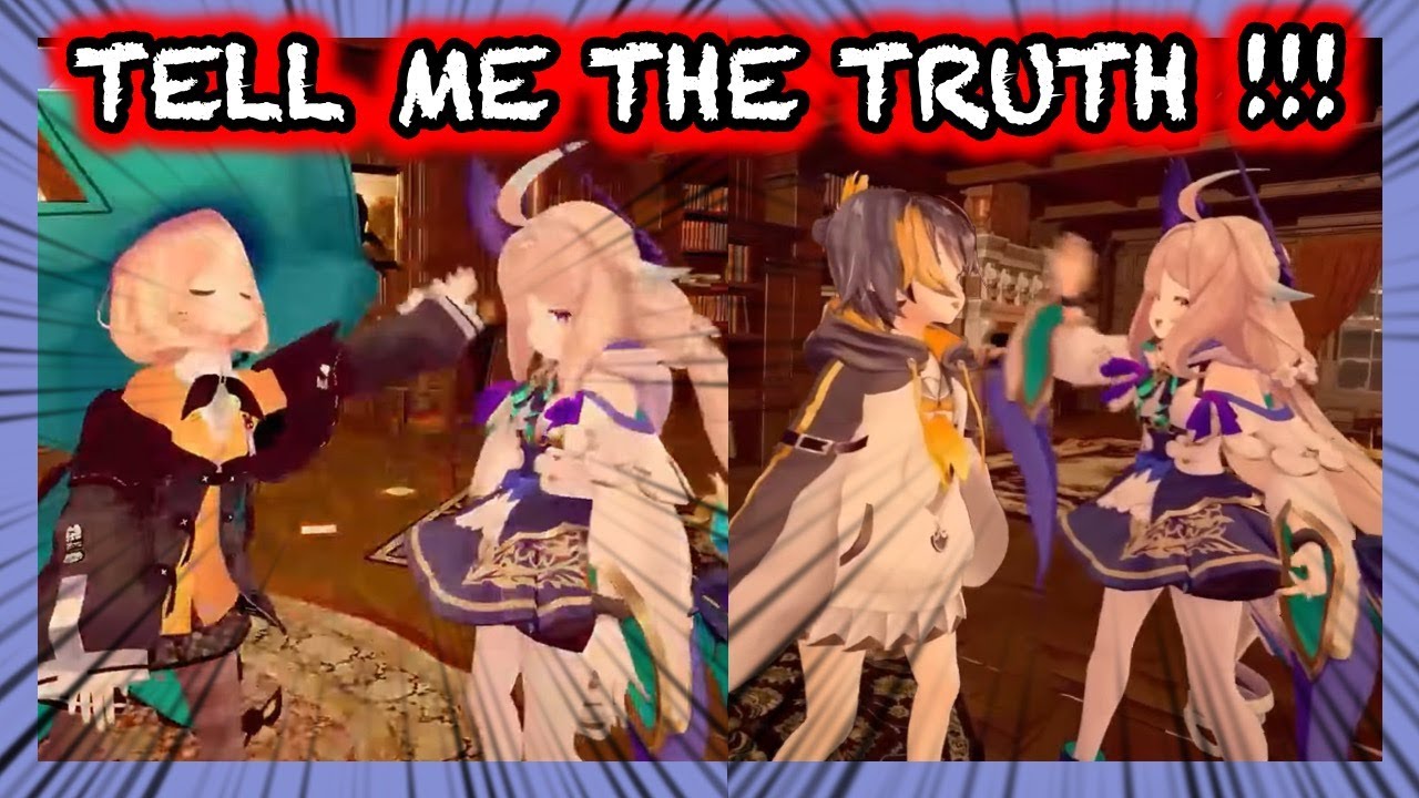 The girls fighting it out in Enna's 3D Debut: