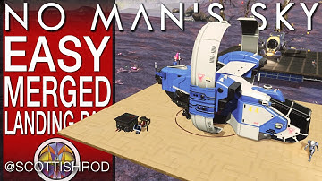 Easy Merged Landing Pad - How To Guide Tutorial - No Man