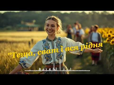 Теща сват і вся рідня Найвеселіша українська пісня для свят і застілля