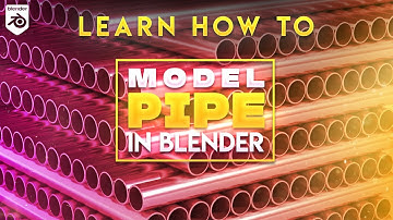 Modeling Pipe Using Blender Beginners Tutorial || Deepak Graphics
