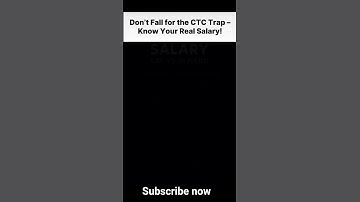 Most people get excited when they hear a big CTC number in a job offer. But what really matters...