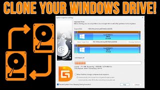 how to clone your system\windows drive for free using diskgenius