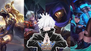 ?  SATU VS TUJUH - MAGIC CHESS MOBILE LEGENDS - MAGIC CHESS LIVE NOW