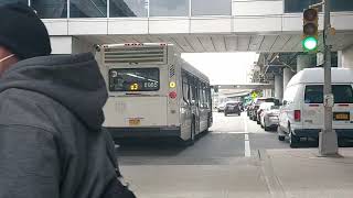 MTA 2011 Nova LFS on the Q3 departs JFK terminal 8