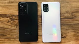 Samsung Galaxy A53 5G vs Samsung Galaxy A71 4G