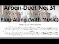 Arban duet no 31 march of the two misers  playalong with music