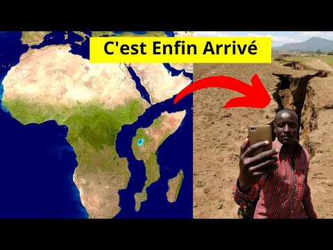 C Est Enfin Arrivé L Afrique Se Divise En Deux Continents