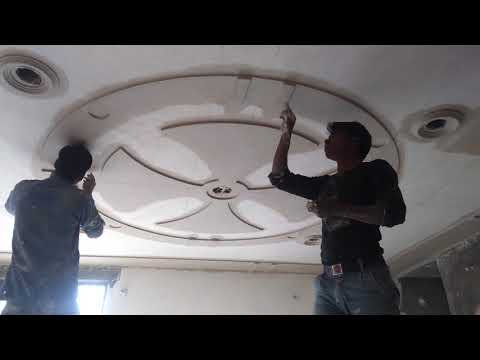 Plus Minus Pop Design In Circle For Ceiling Part 1 Youtube