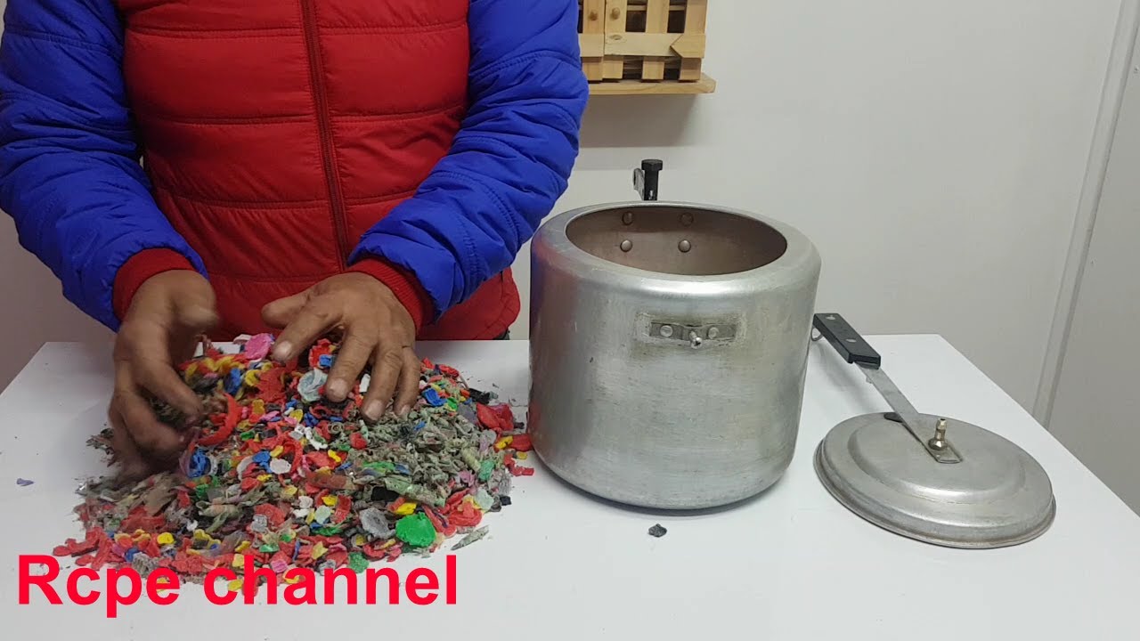 como hacer horno de leña para fundir plastico - YouTube
