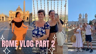ROME VLOG PART 2 | Sunrise in Vatican City, Climbing St Peter’s Basilica & Great Food