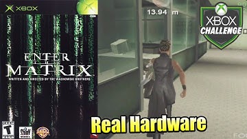 Enter the Matrix — Xbox Original Gameplay HD — Real Hardware {Component}