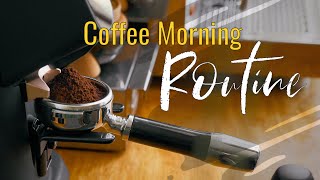 Coffee Morning Routine | ECM Mechanika V Slim & Fiorenzato AllGround | Home Cafe Vlog (Sony A7IV)