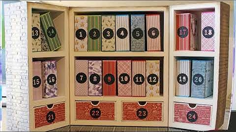 Advent Calendar with books Assembly Tutorial