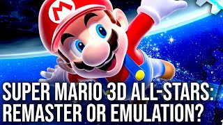 Super Mario 3D All-Stars Tech Review Remaster Emulation Or Both?