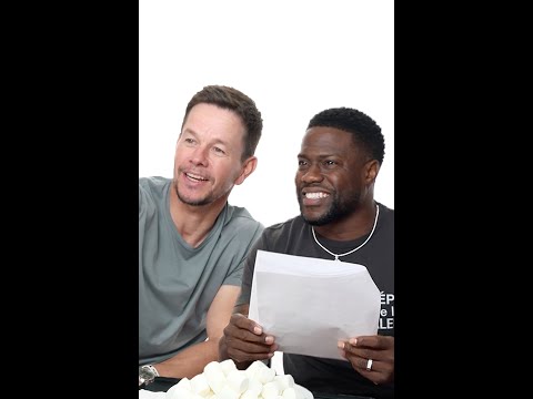 #MeTime stars #KevinHart and #MarkWahlberg put Josh thru the wettest trivia challenge ever #shorts