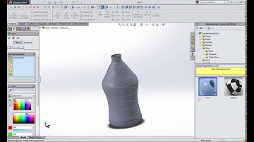 SolidWorks - Modelling Bottle using Loft Boss/Base