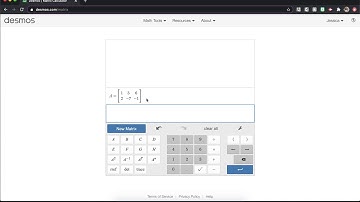 How to Use Desmos Matrix Calculator