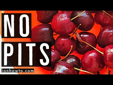 How to pit cherries without a cherry pitter