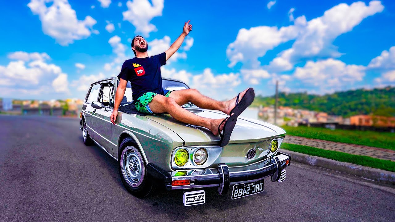 MEU CARRO NOVO é uma BRASILIA ano 1980 PLACA PRETA😍 RELÍQUIA !