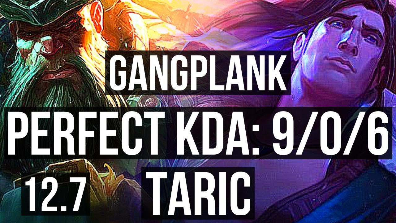 GP vs TARIC (TOP) | 9/0/6, Legendary, 300+ games | KR Grandmaster | 12.7