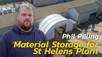 Temporary Material Storage for St Helens Plant | Zappshelter