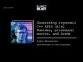 Generating ergonomic C++ APIs using Rustdoc, procedural macros, and Serde - Björn Wieczoreck