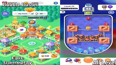 Epic-Gameplay Bubble Buster (levels 9-13) #bubblebuster #gameplay