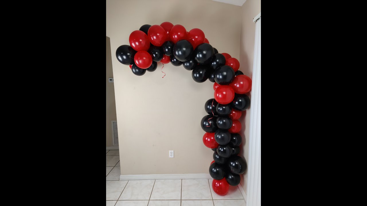 Como hacer un arco de globos sin base 🎈🎉🎉 ARCO DE GLOBOS FACIL / ARCO DE  GLOBOS SENCILLO Y BONITO 