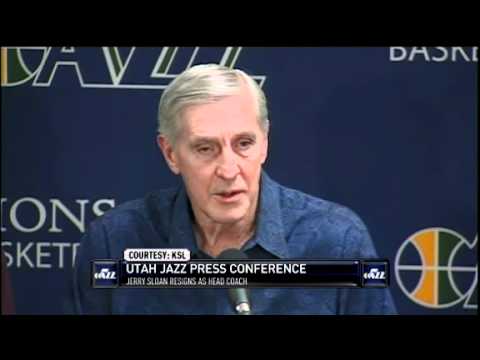 Jazz Head Coach Jerry Sloan Announces Resignation ...