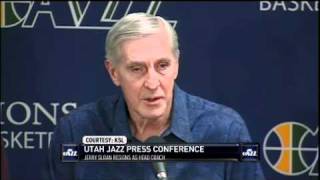 Jazz Head Coach Jerry Sloan Announces Resignation After Disagreement with Deron Williams