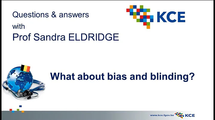 Sandra Eldridge - Question 6 What about bias and b...