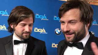 The Duffer Brothers, creators of 'Stranger Things,' chat on the DGA Awards red carpet